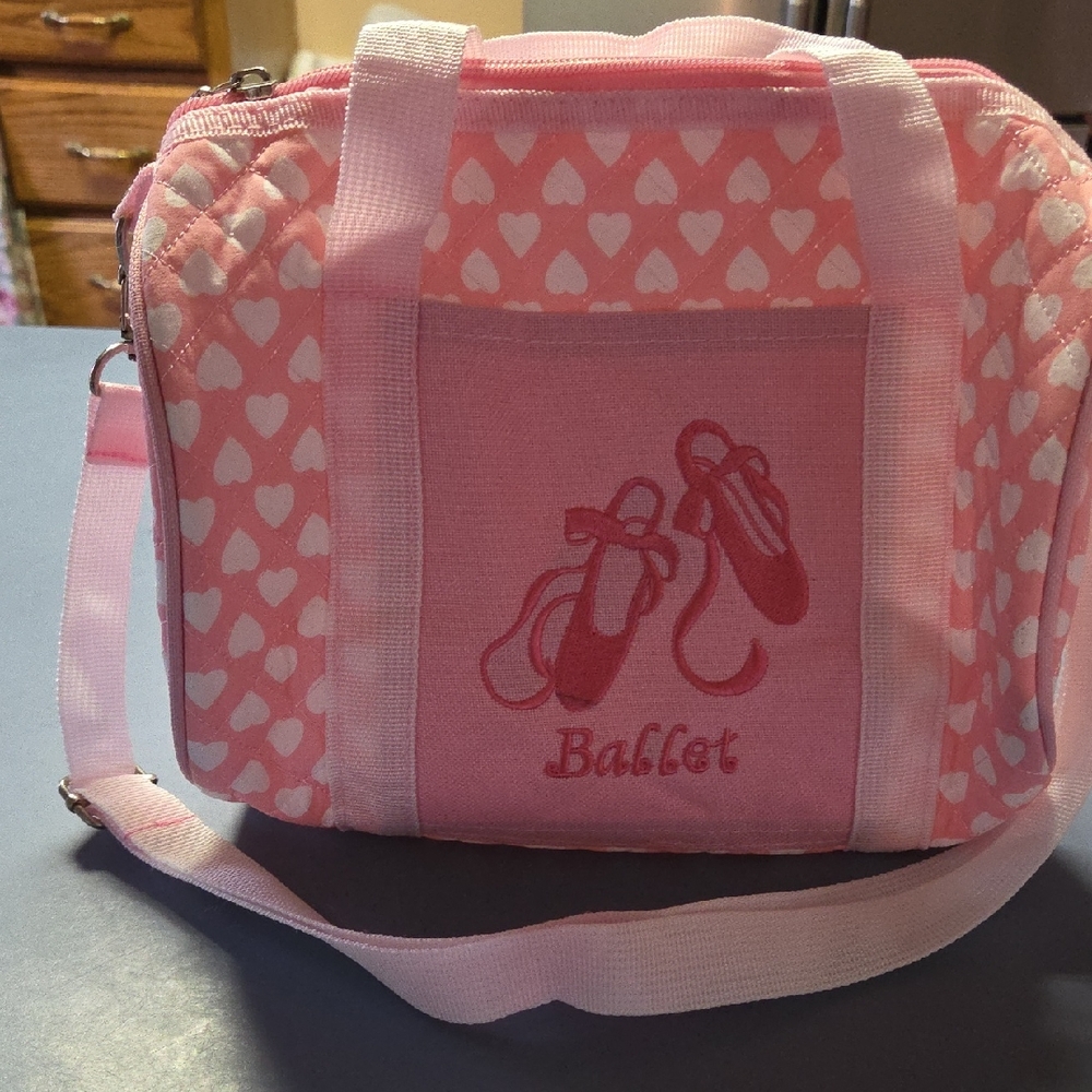 Pink Girls Ballet Dance Bag